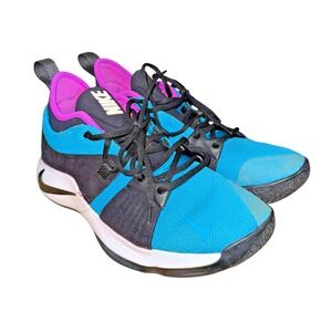 Nike PG 2 Shoes MENS 10‎ PRE-OWNED Basketball Paul George Blue Purple AJ2039-402
